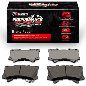 Toyota Tundra Brake Pads - Front - R1 Concepts - Off-Road/Tow - `22-`26 Toyota Tundra Brake Pads - Front - R1 Concepts - Off-Road/Tow - `22-`26